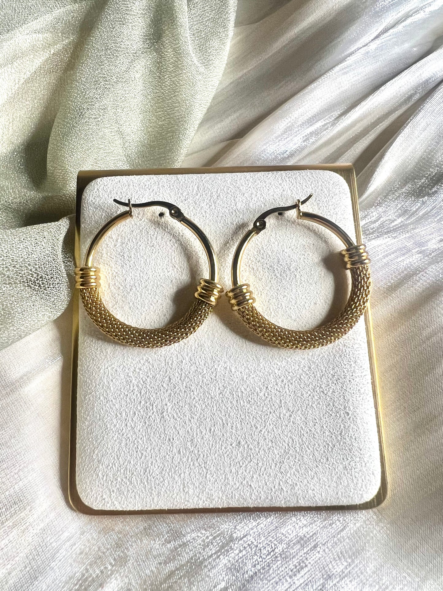 Mayan Golden Hoops