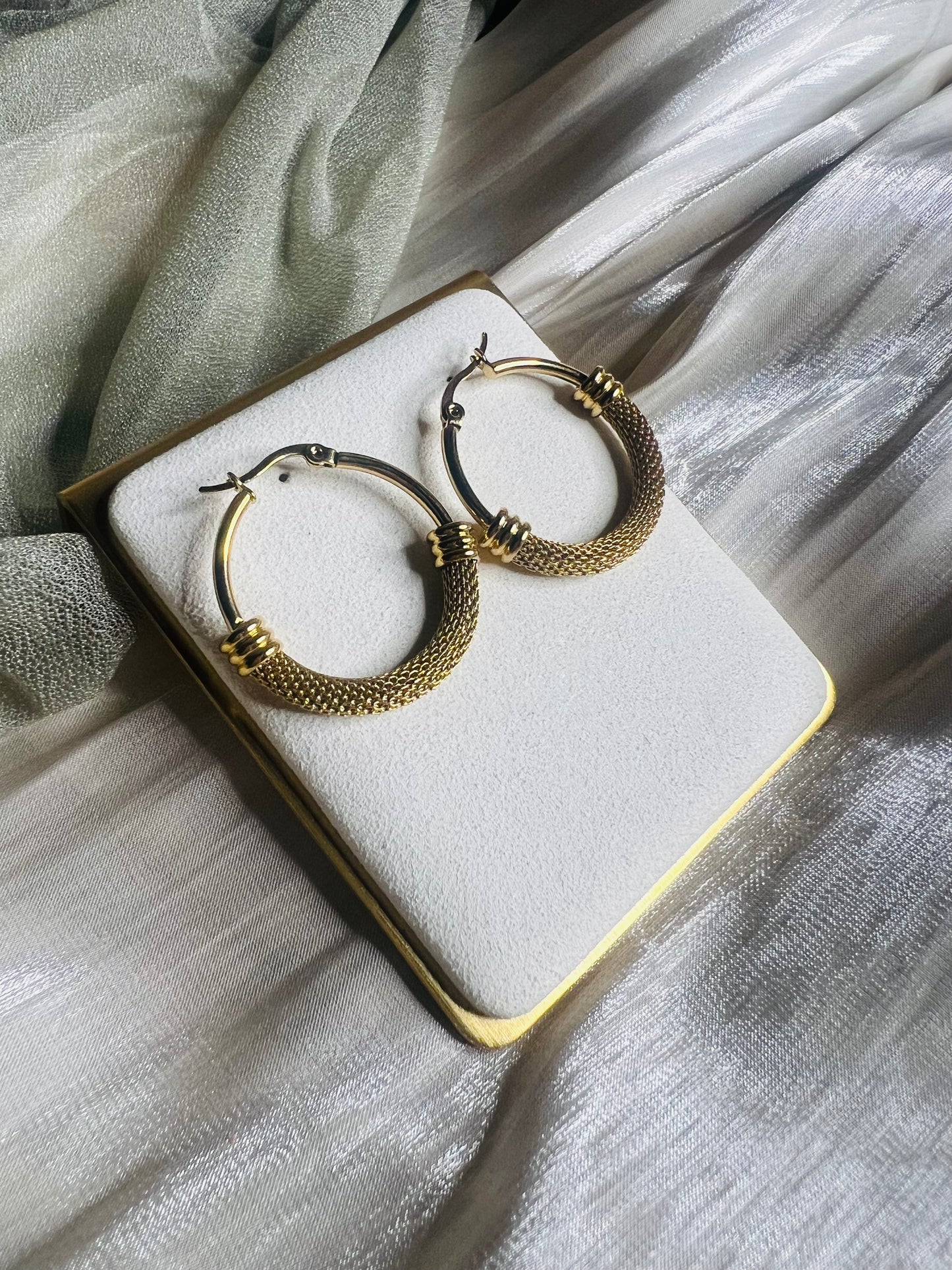 Mayan Golden Hoops