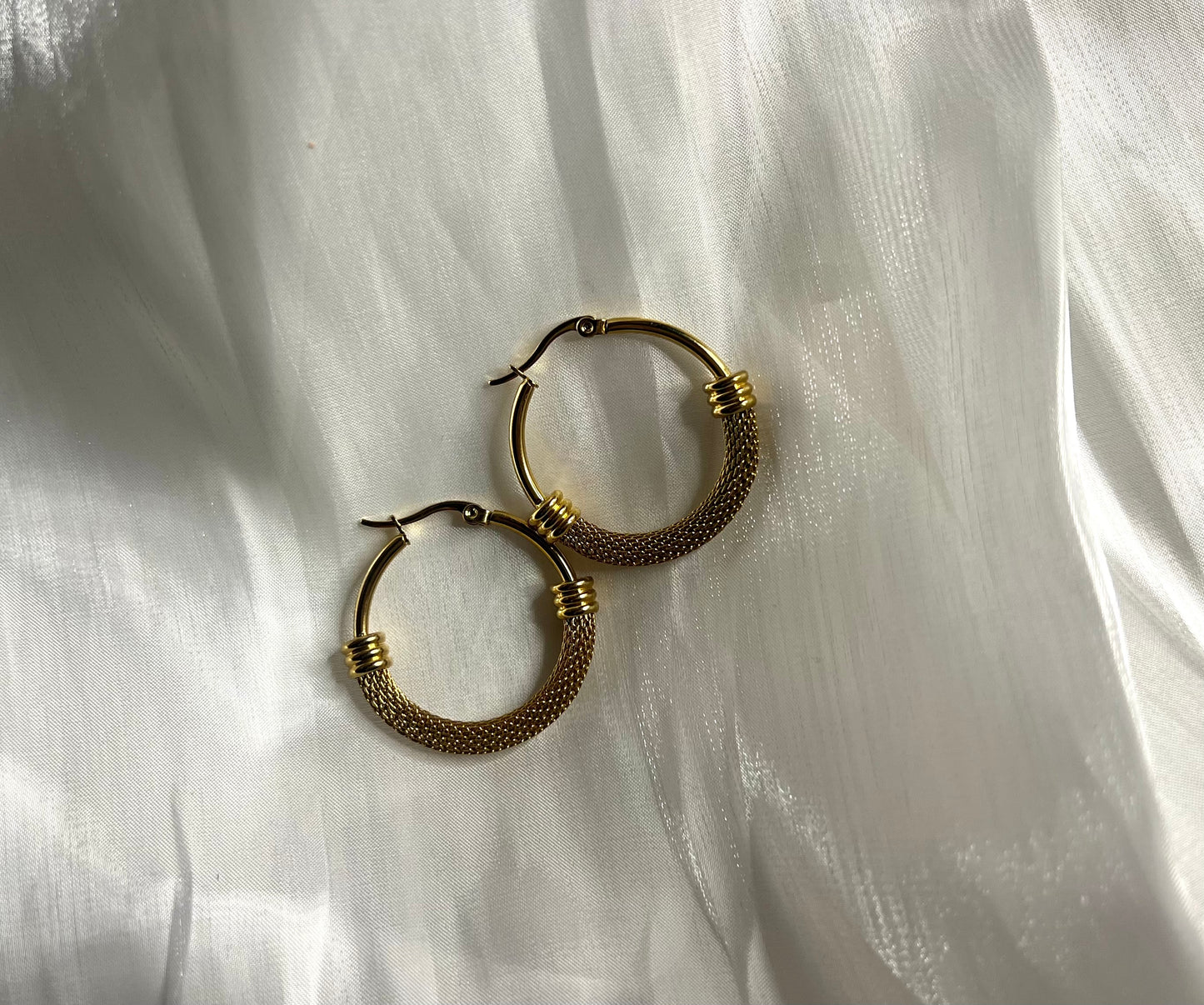 Mayan Golden Hoops