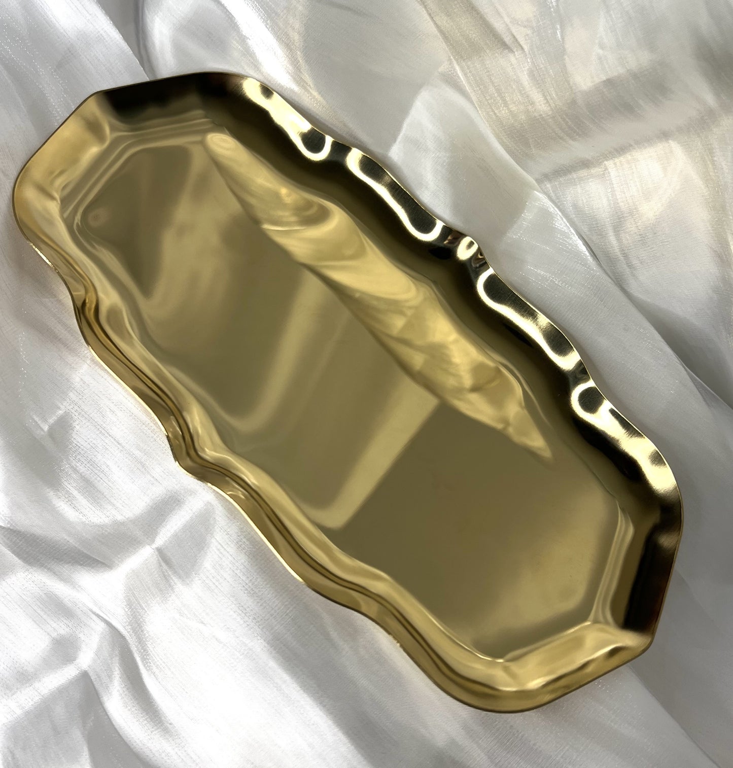 Golden Elegant Tray