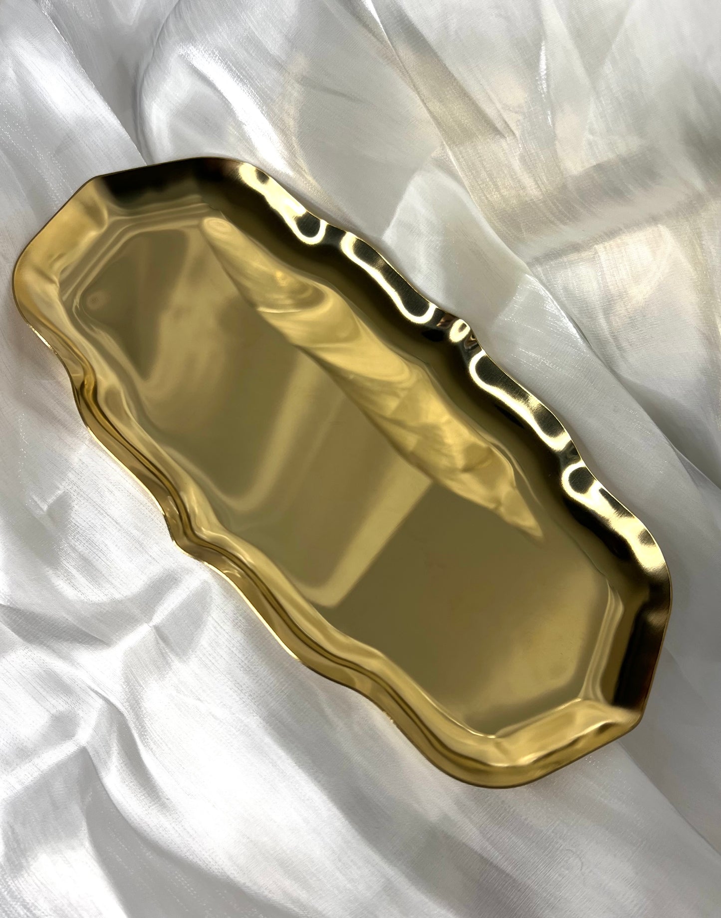 Golden Elegant Tray