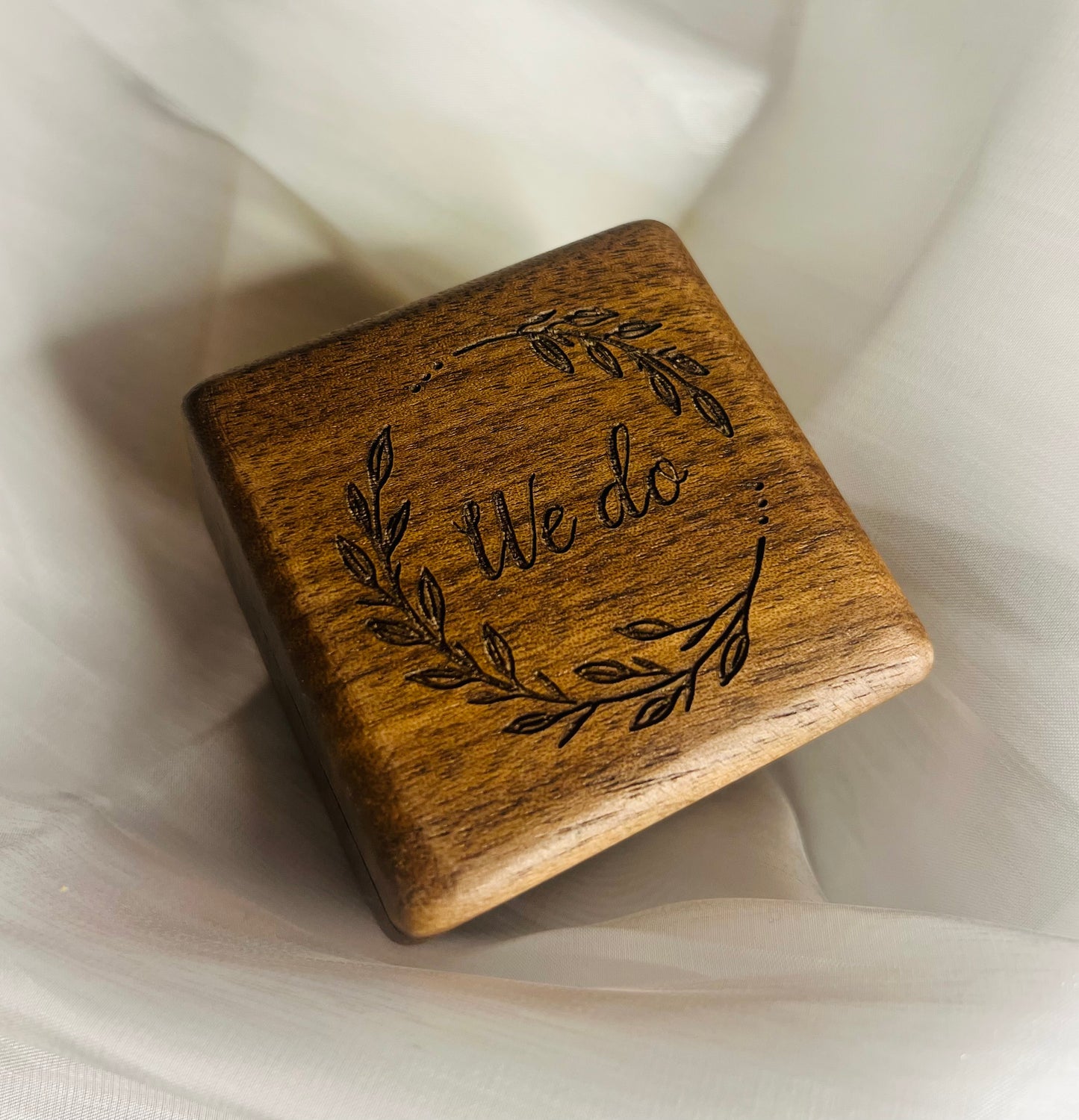 We Do Engraved Ring Box
