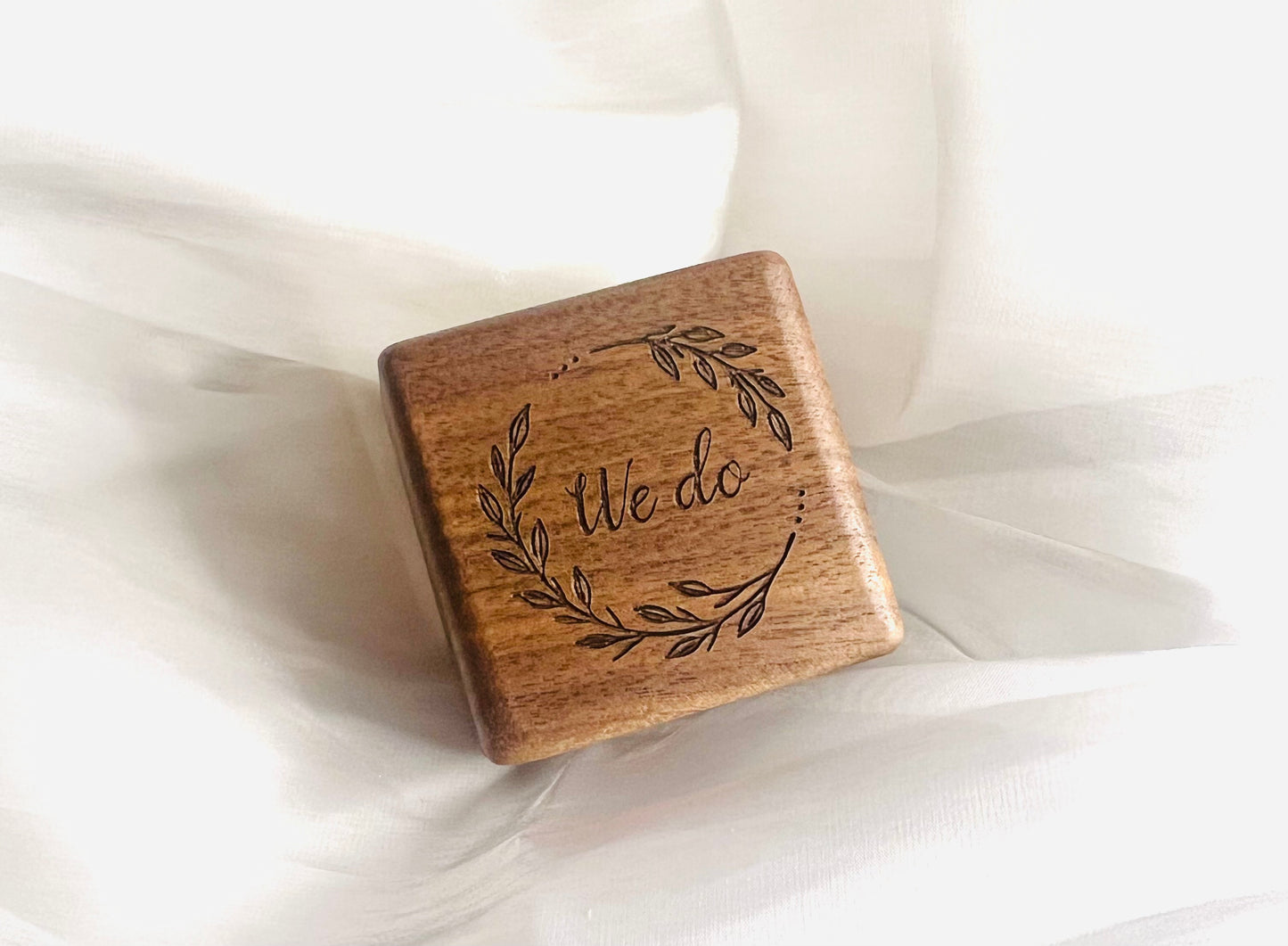 We Do Engraved Ring Box